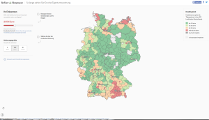 So lange zahlen Sie für eine Eigentumswohnung. Quelle: Postbank/Prognos/Berliner Morgenpost