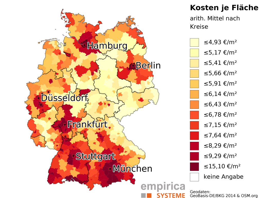 cost of living in germany with rent
