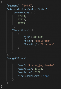 REST-API Response JSON