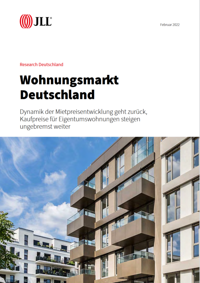 JLL: Wohnungsmarkt Deutschland - Value AG the valuation group
